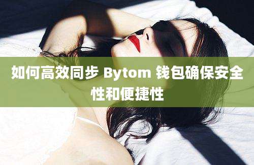 如何高效同步 Bytom 钱包确保安全性和便捷性