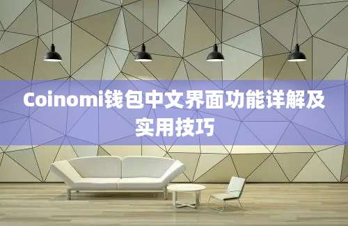 Coinomi钱包中文界面功能详解及实用技巧