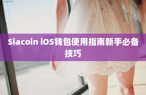 Siacoin iOS钱包使用指南新手必备技巧