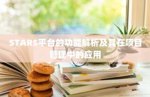 STARS平台的功能解析及其在项目管理中的应用