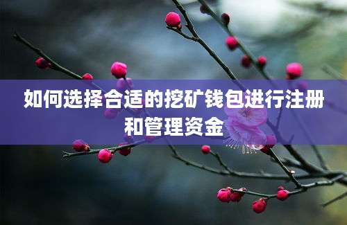 如何选择合适的挖矿钱包进行注册和管理资金