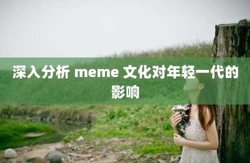 深入分析 meme 文化对年轻一代的影响