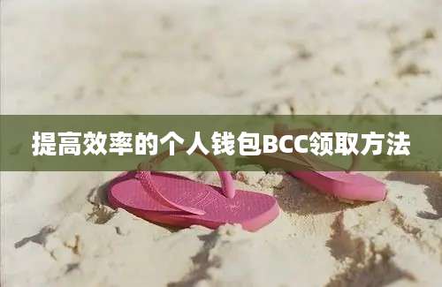 提高效率的个人钱包BCC领取方法