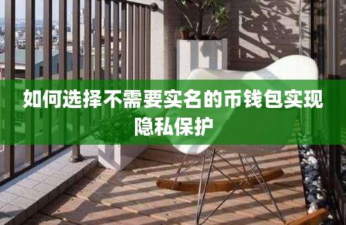 如何选择不需要实名的币钱包实现隐私保护