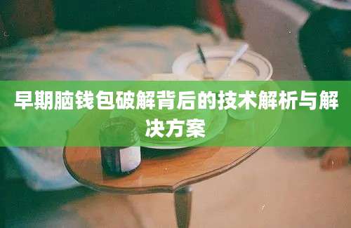 早期脑钱包破解背后的技术解析与解决方案