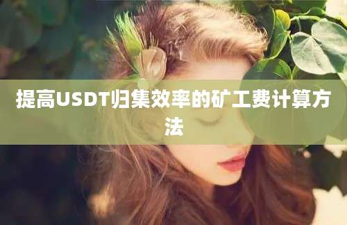 提高USDT归集效率的矿工费计算方法