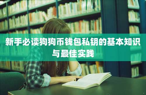 新手必读狗狗币钱包私钥的基本知识与最佳实践