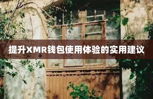 提升XMR钱包使用体验的实用建议