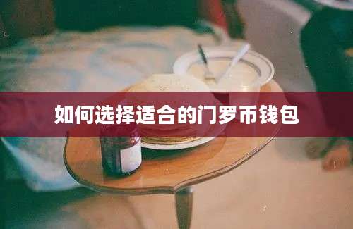 如何选择适合的门罗币钱包