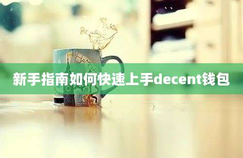 新手指南如何快速上手decent钱包