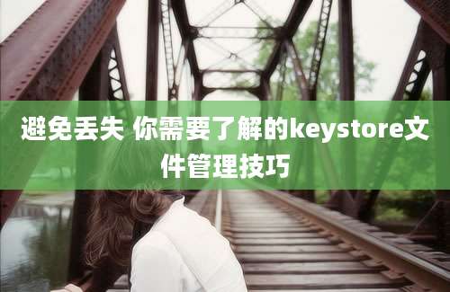 避免丢失 你需要了解的keystore文件管理技巧