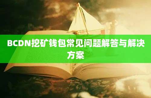 BCDN挖矿钱包常见问题解答与解决方案