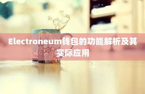 Electroneum钱包的功能解析及其实际应用