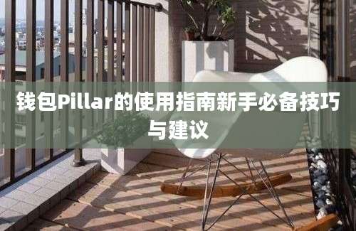 钱包Pillar的使用指南新手必备技巧与建议